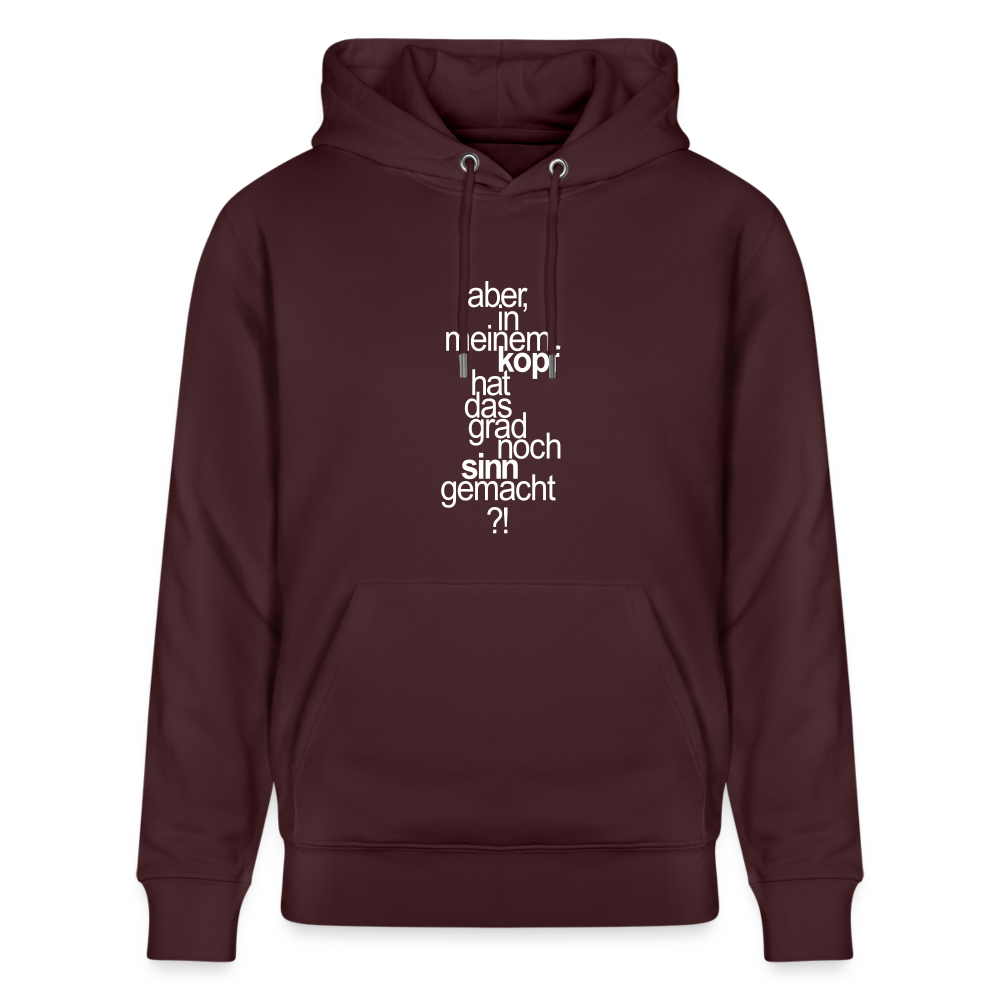 Hoodie mit Spruch Sinn (unisex) - Maroon