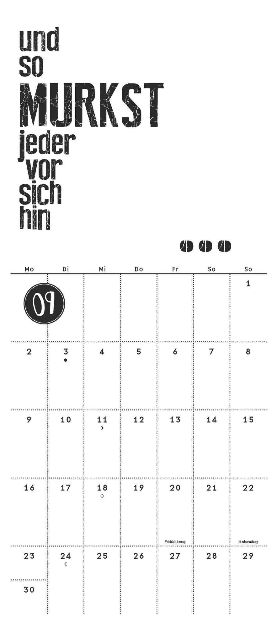 Notizkalender 2024 (Format 22 x 49,5 cm)