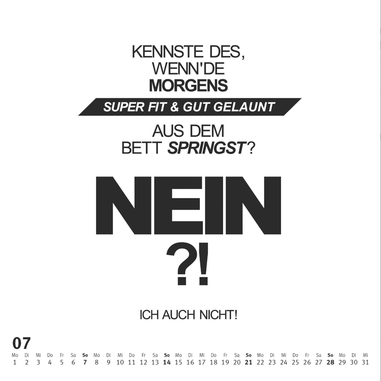 Kleiner Typokalender 2024 (Format 24 x 24 cm)