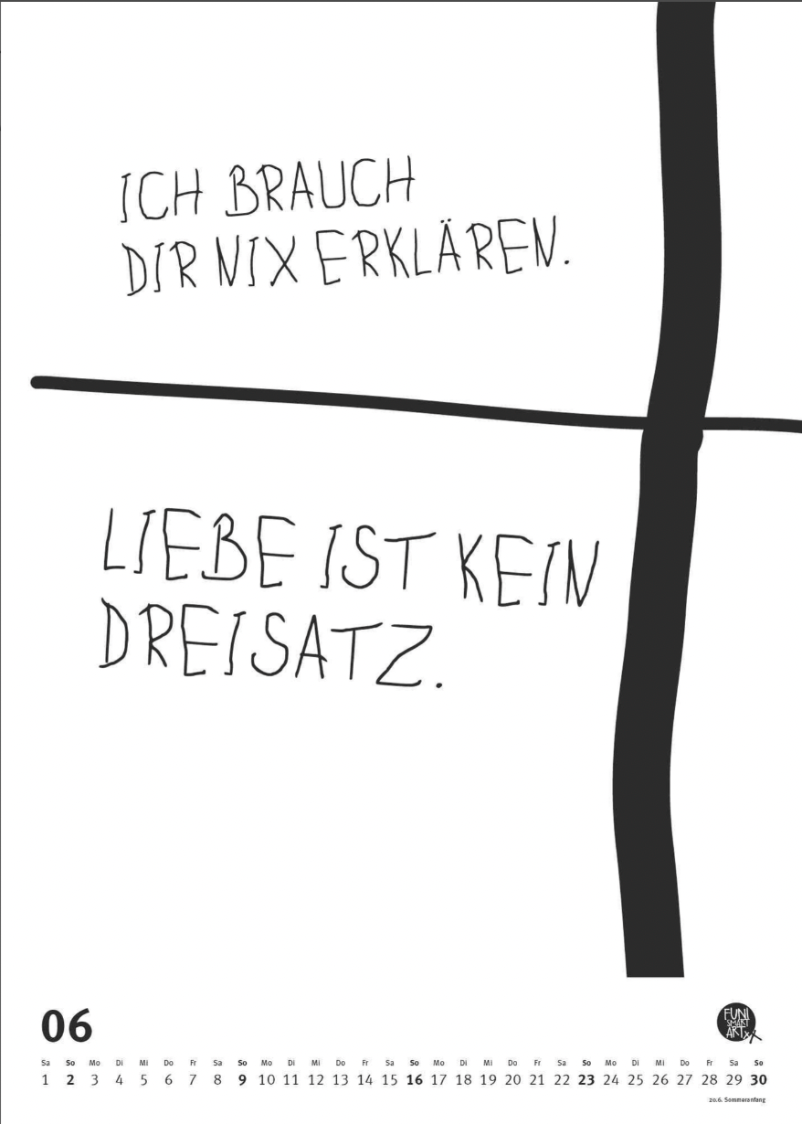 Großer Typokalender 2024 (Format 49,5 x 68,5 cm)