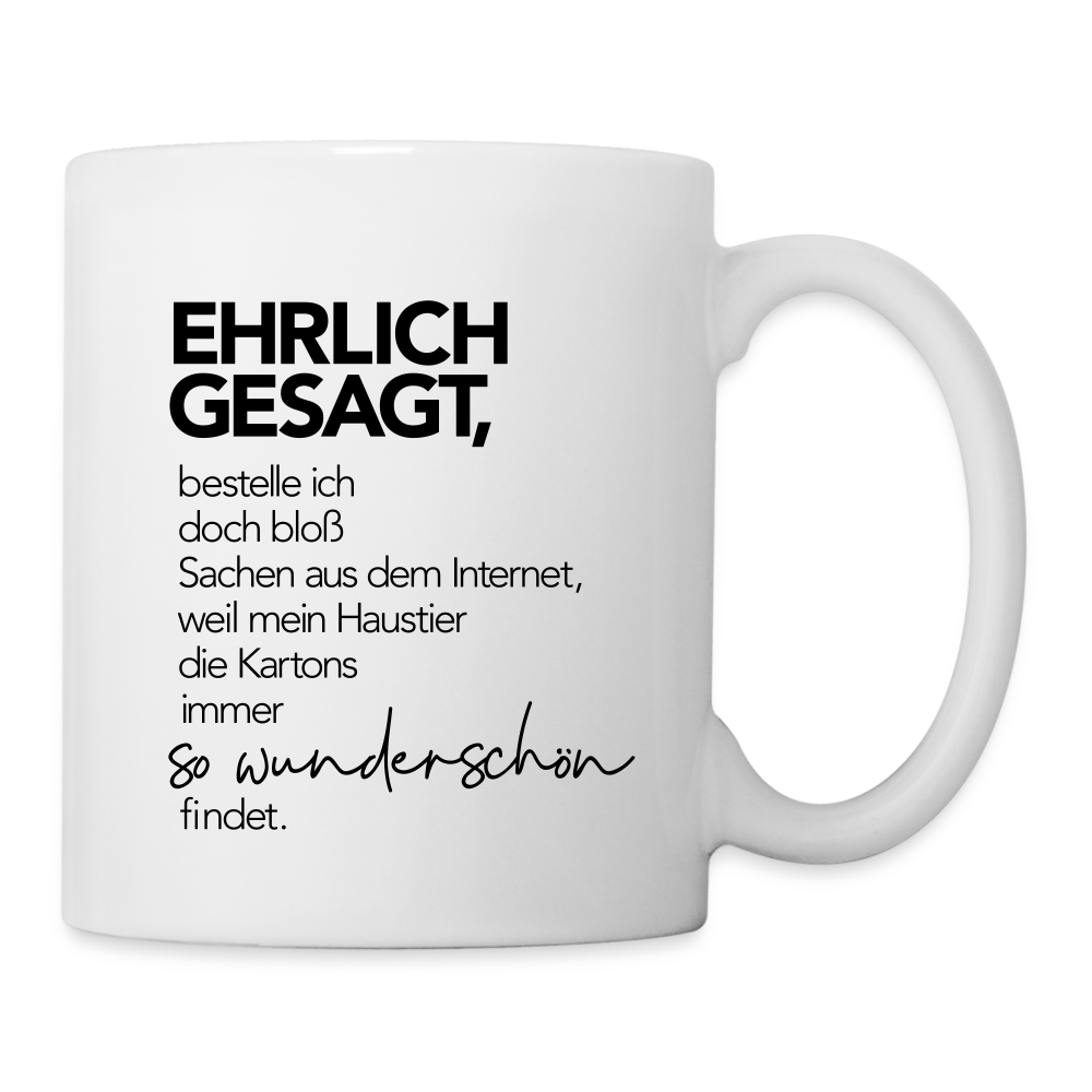 Tasse Wunderschön - weiß