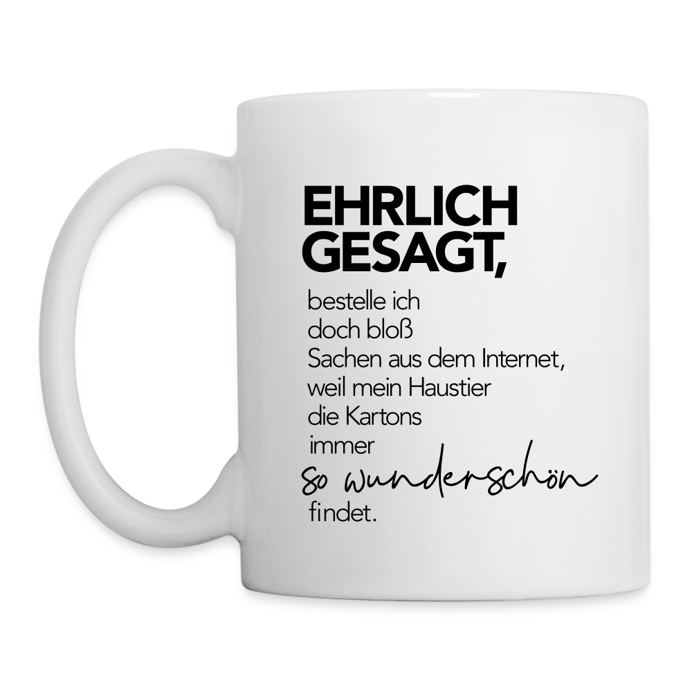 Tasse Wunderschön - weiß