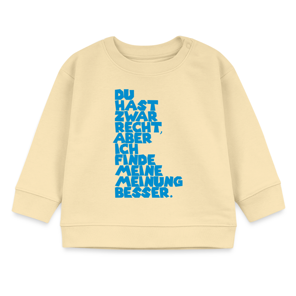 Meinung BABY Pulli cremeblau - Creme