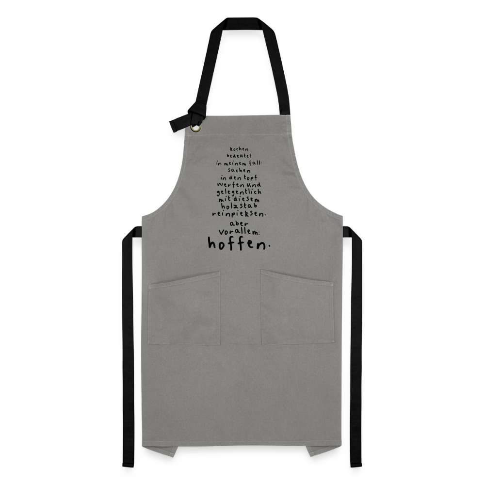Kochen Kochschürze - Grau/Schwarz