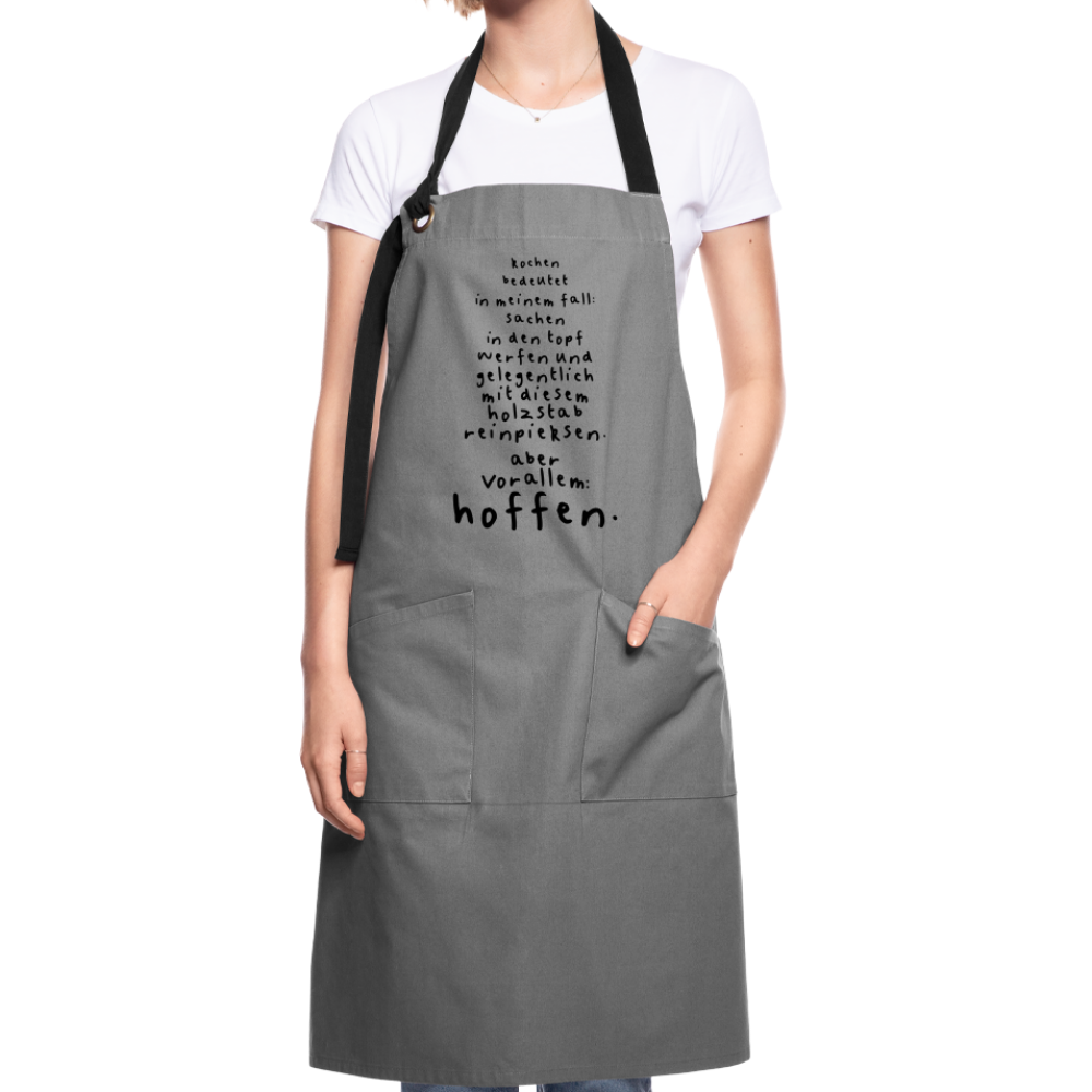 Kochen Kochschürze - Grau/Schwarz