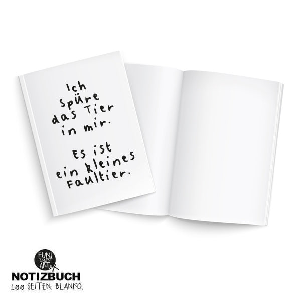 Notizbuch Faultier (DIN A5)