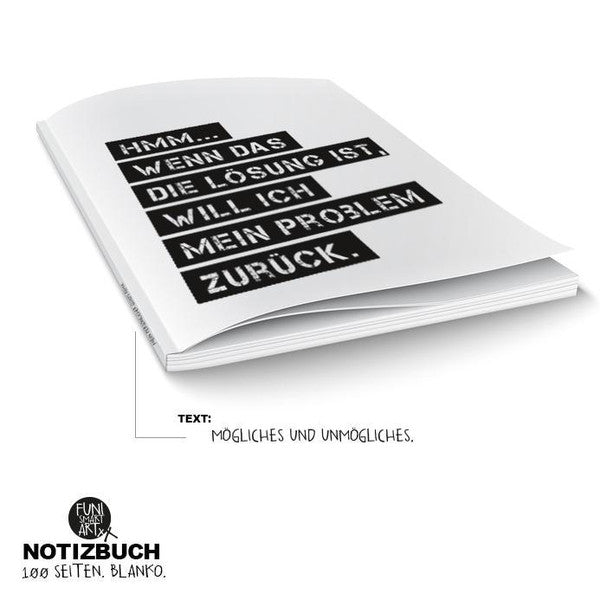 Notizbuch Problem (DIN A5)