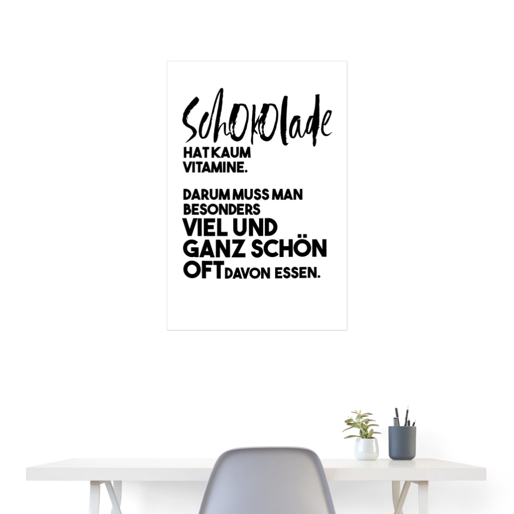 Kunstdruck Vitamine | 60x90 cm - Weiß
