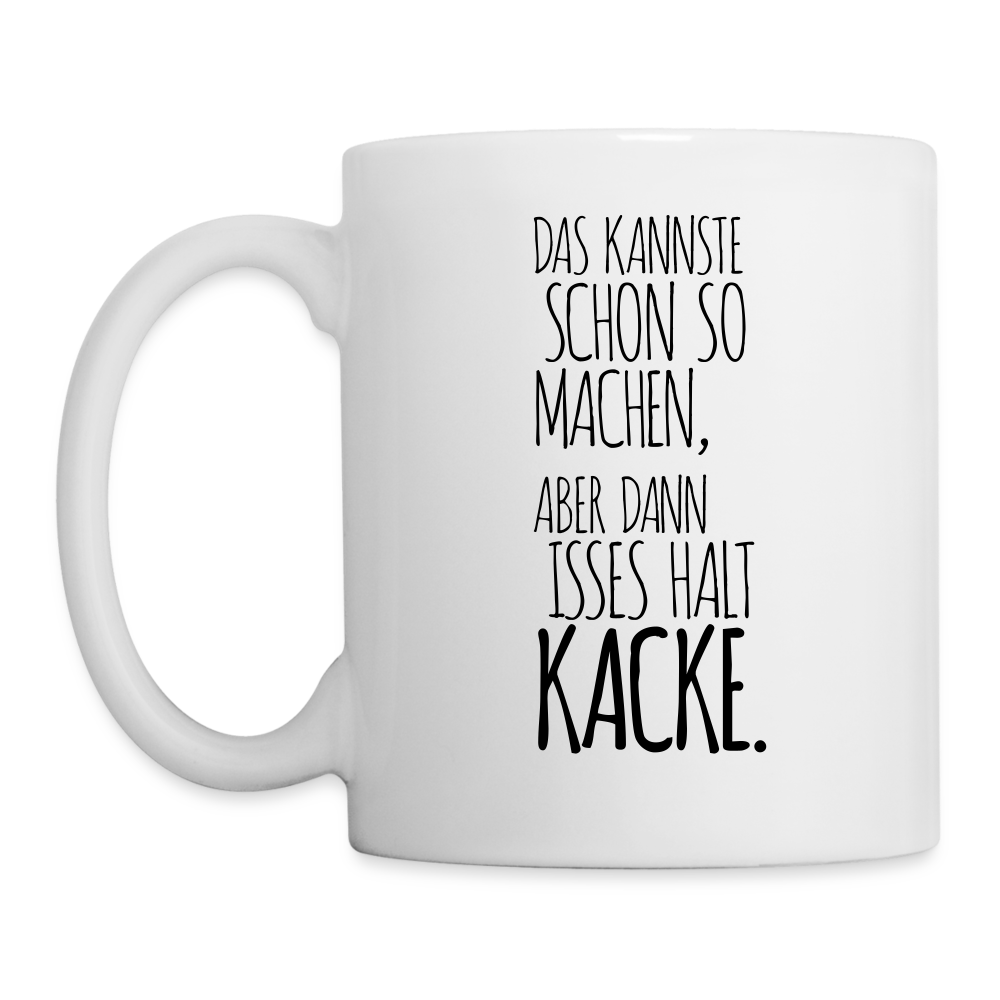 Tasse Suboptimal 2.0 - Weiß