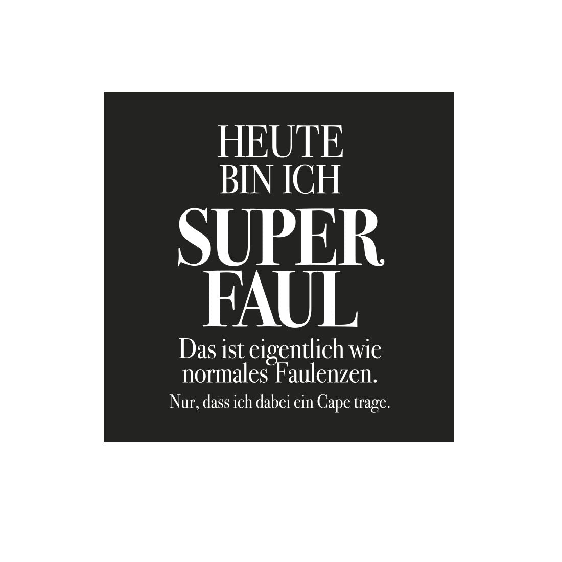 Kühlschrankmagnet Starkes Superfaul