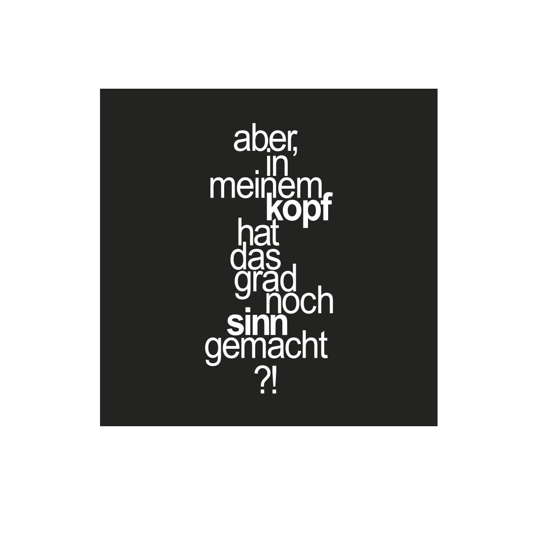 Kühlschrankmagnet Sinn