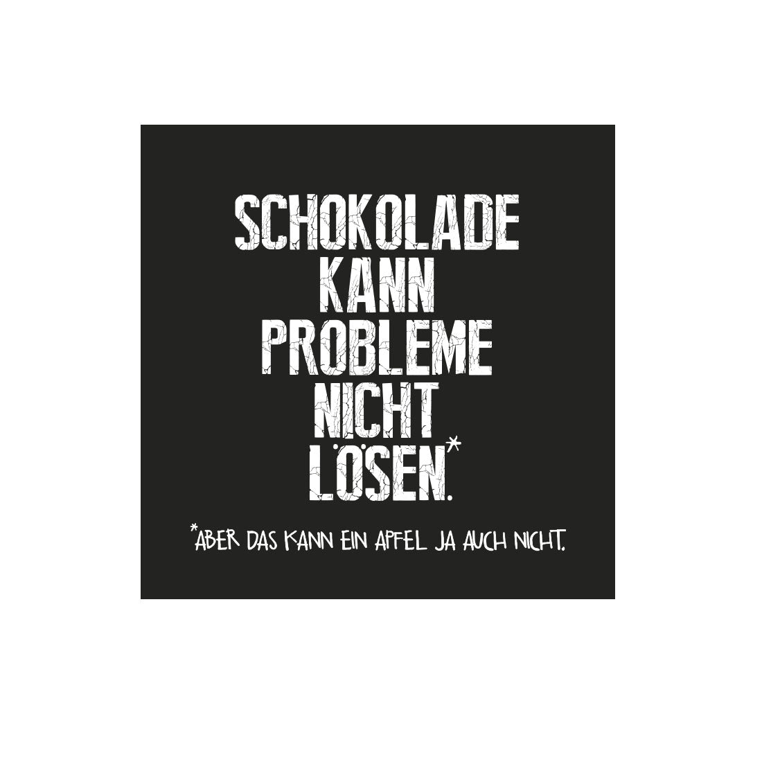 Kühlschrankmagnet Schokoapfel