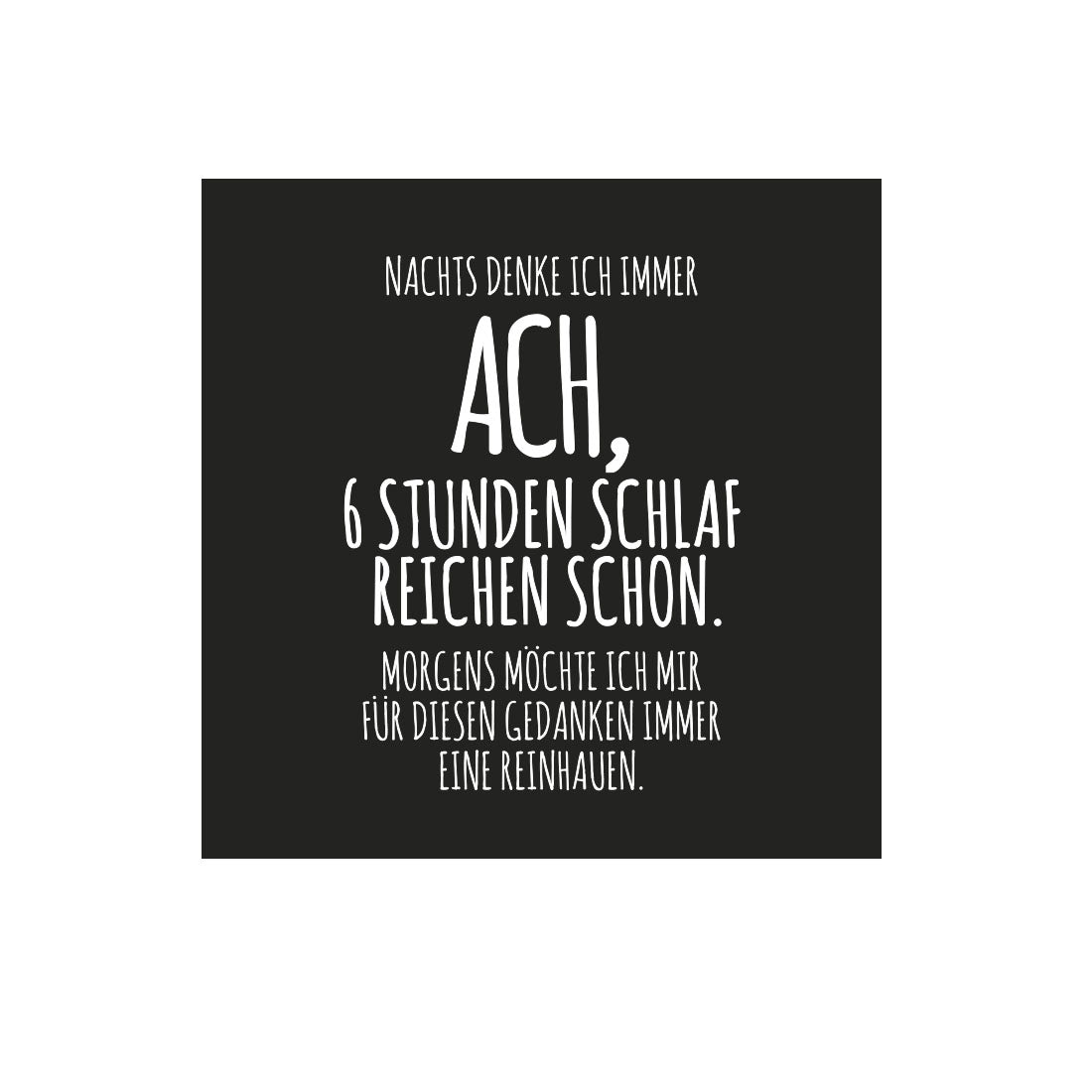 Kühlschrankmagnet Schlaf