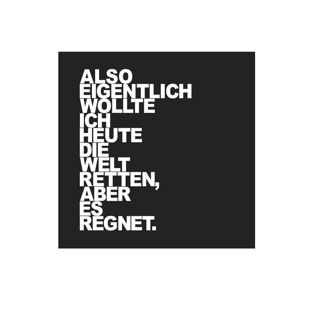 Kühlschrankmagnet Regen