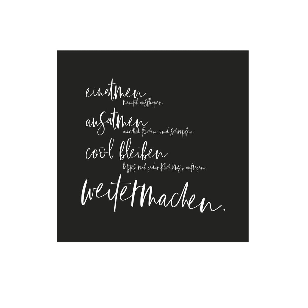 Kühlschrankmagnet Cool bleiben