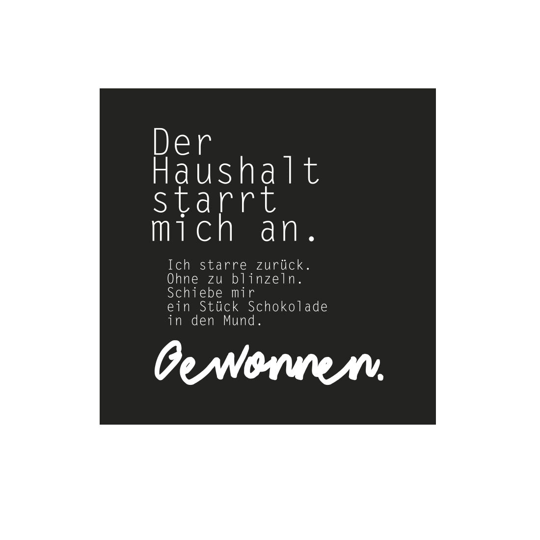 Kühlschrankmagnet Gewonnen