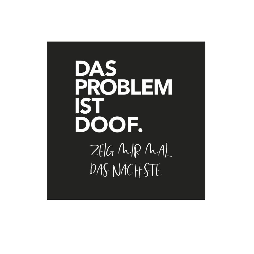 Kühlschrankmagnet Doof