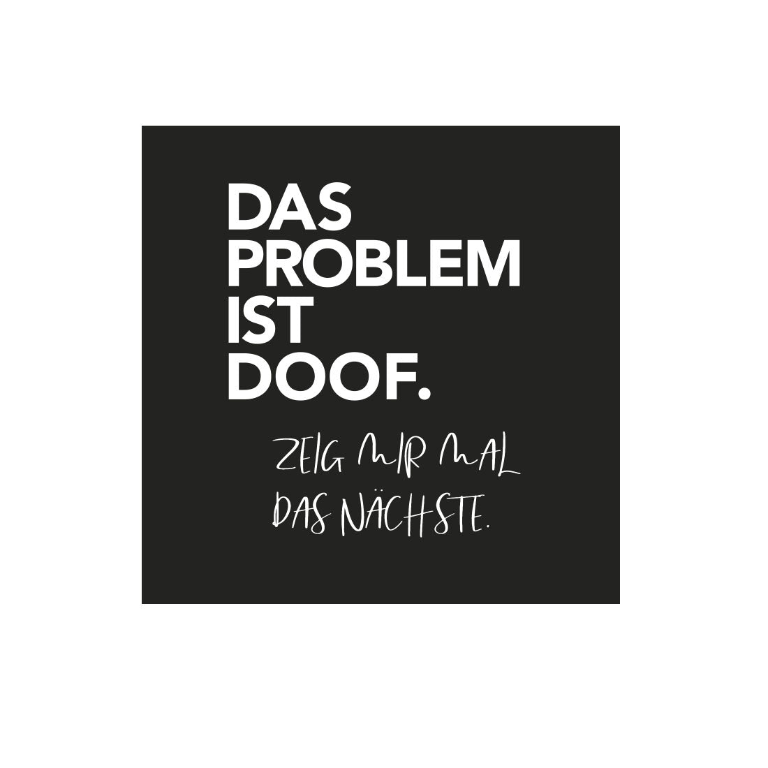 Kühlschrankmagnet Doof