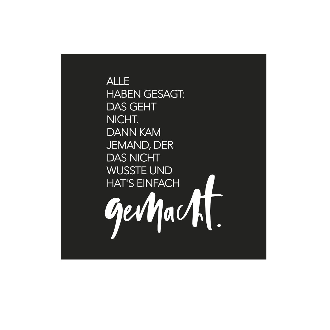 Kühlschrankmagnet Gemacht