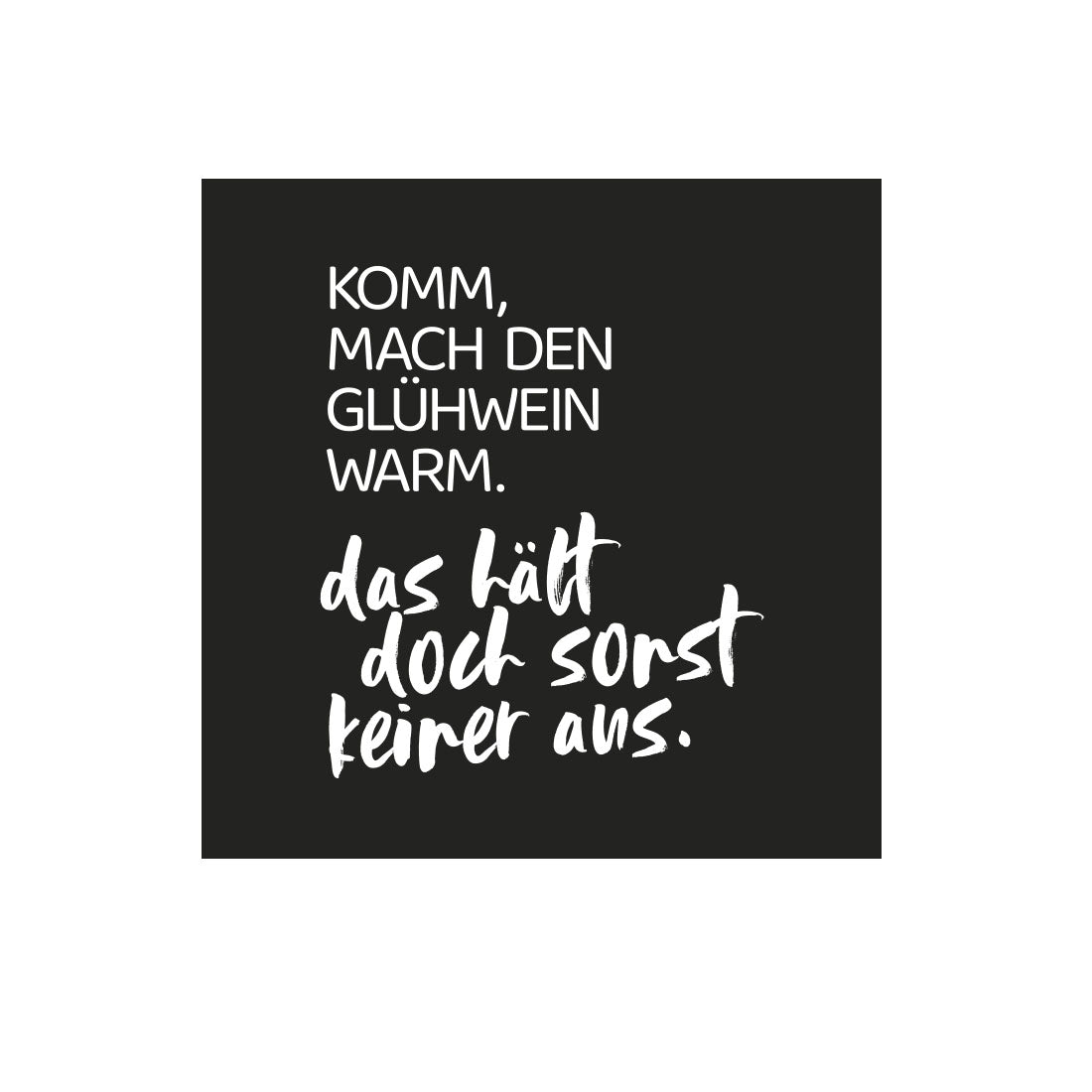 Kühlschrankmagnet Glühwein