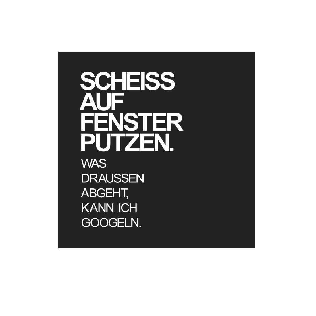 Kühlschrankmagnet Fenster putzen