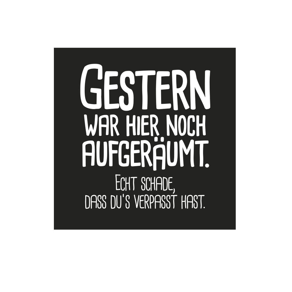 Kühlschrankmagnet Aufgeräumt