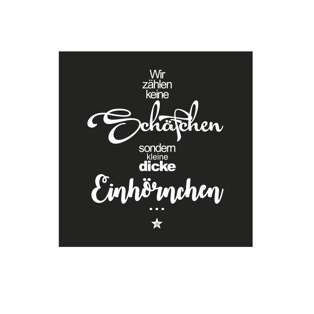 Kühlschrankmagnet Einhörnchen