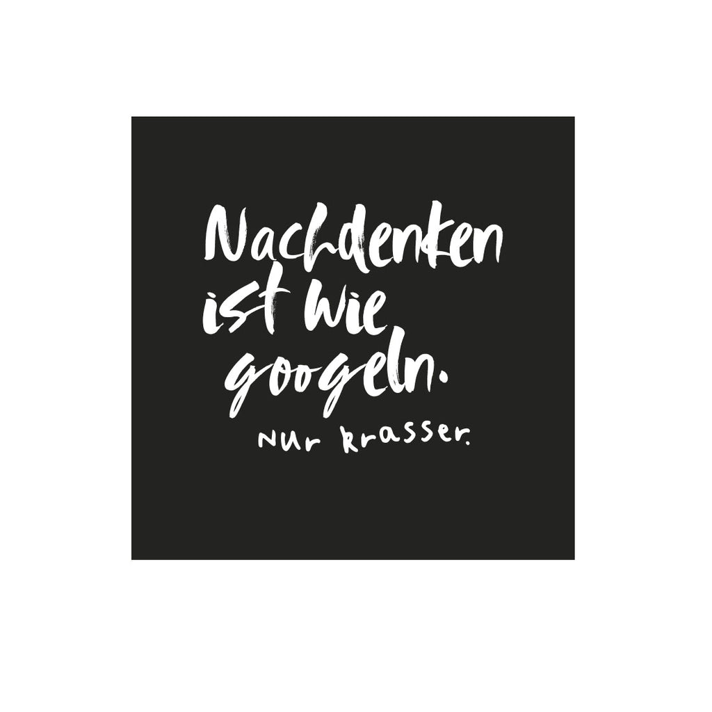 Kühlschrankmagnet Nachdenken