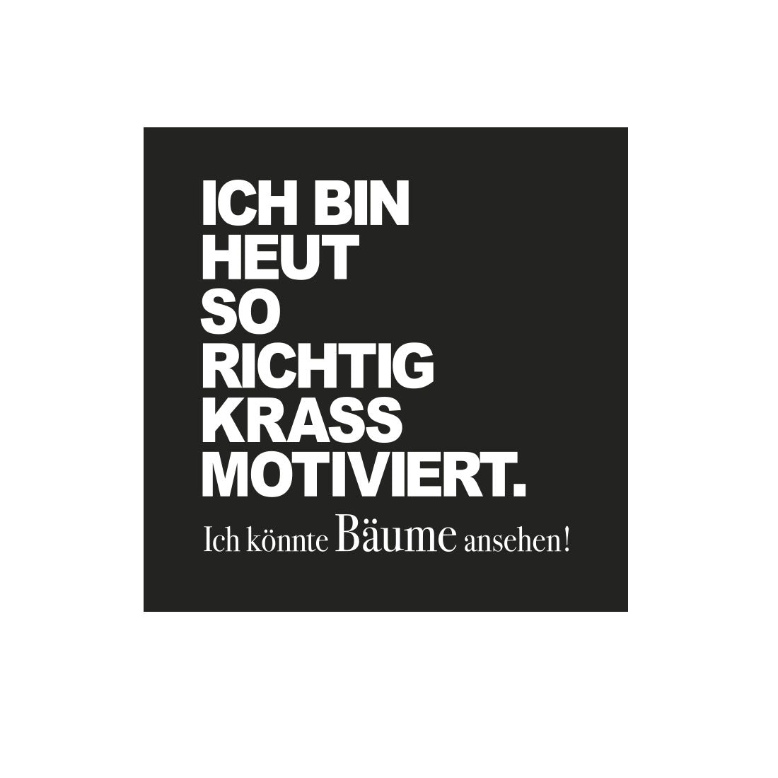 Kühlschrankmagnet Motivation