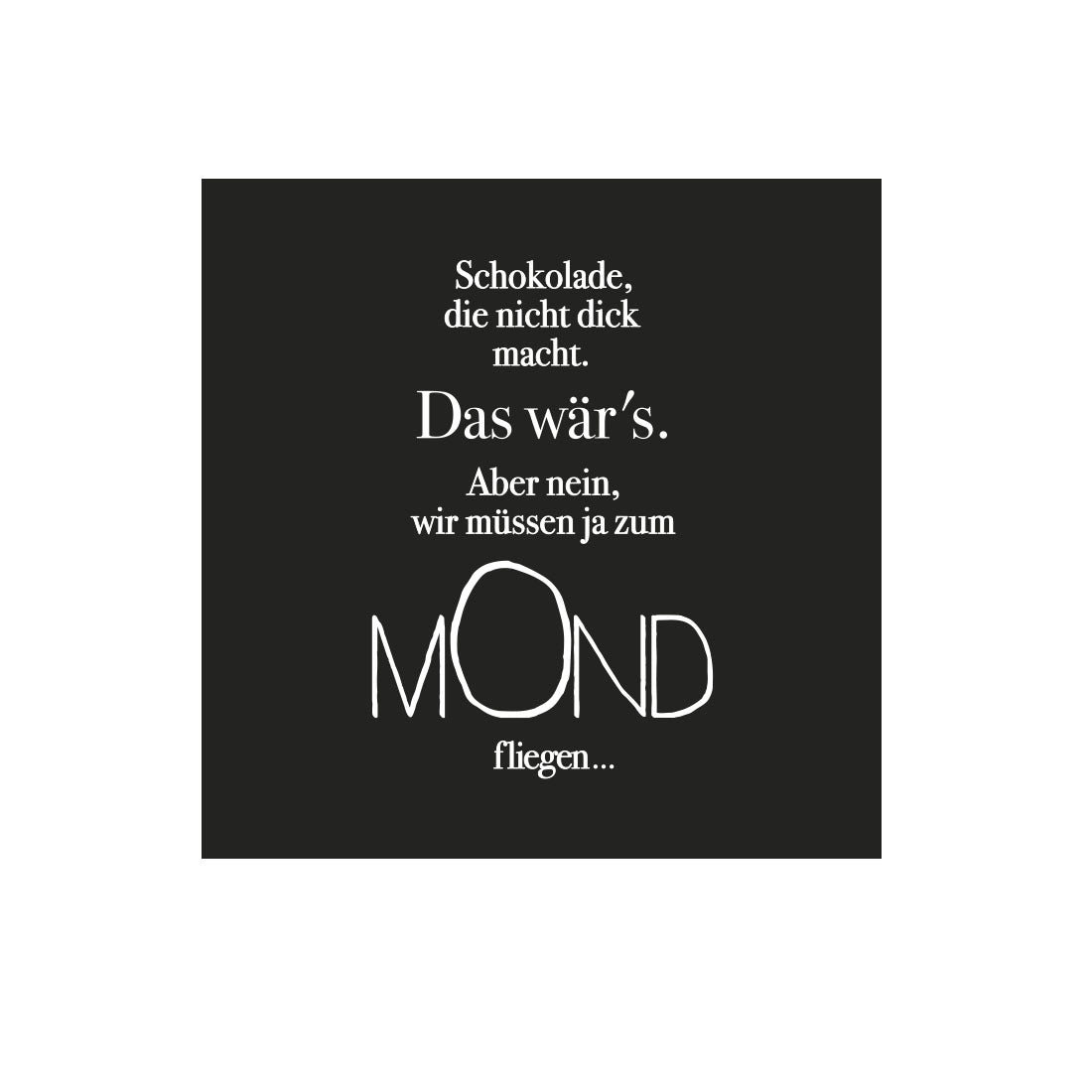 Kühlschrankmagnet Mond