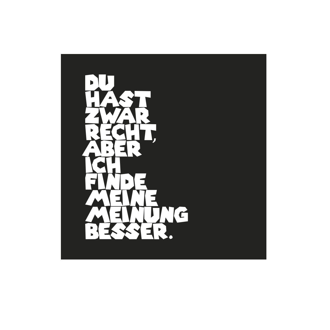 Kühlschrankmagnet Meinung