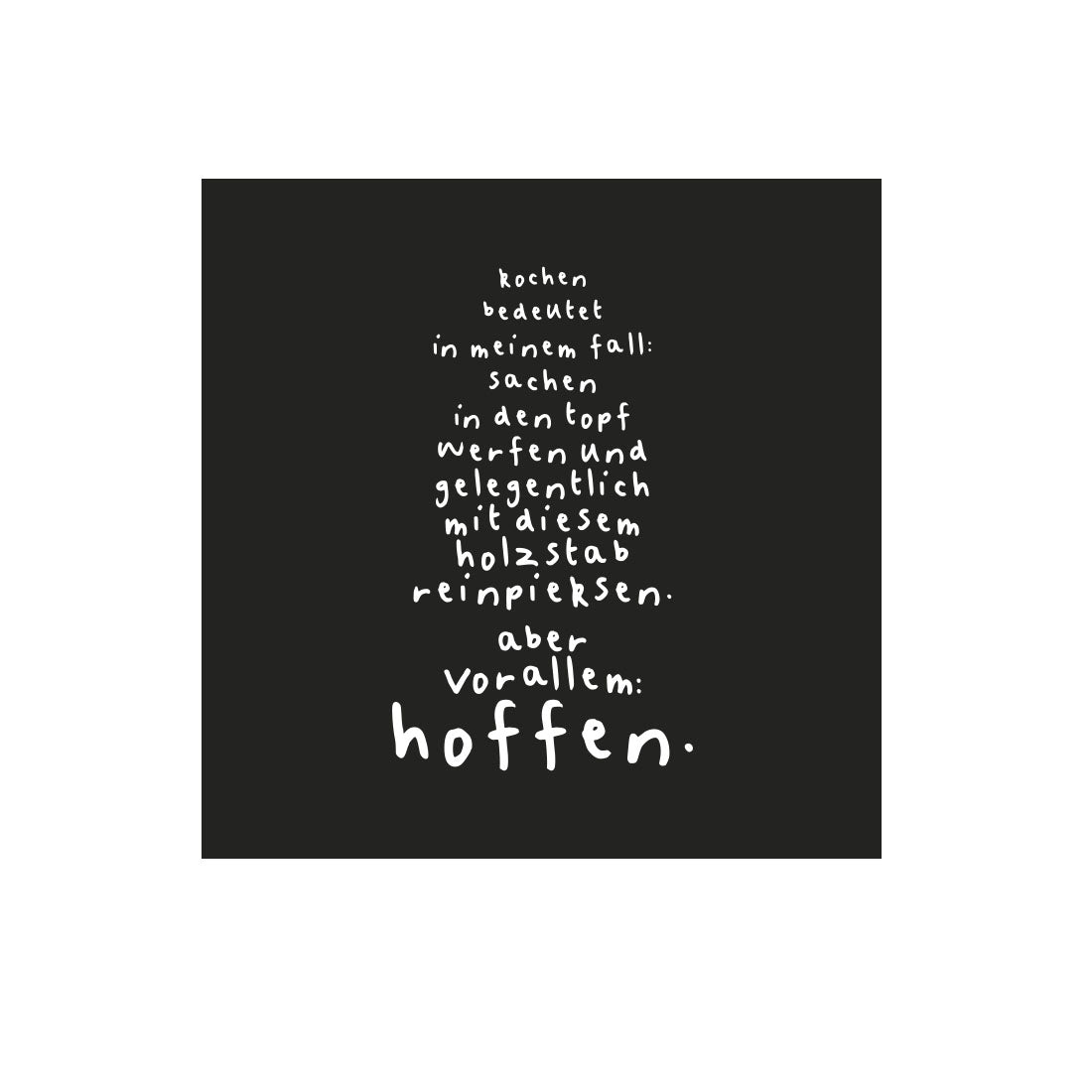 Kühlschrankmagnet Kochen