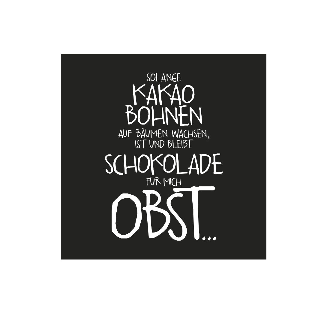 Kühlschrankmagnet Kakaobohnen