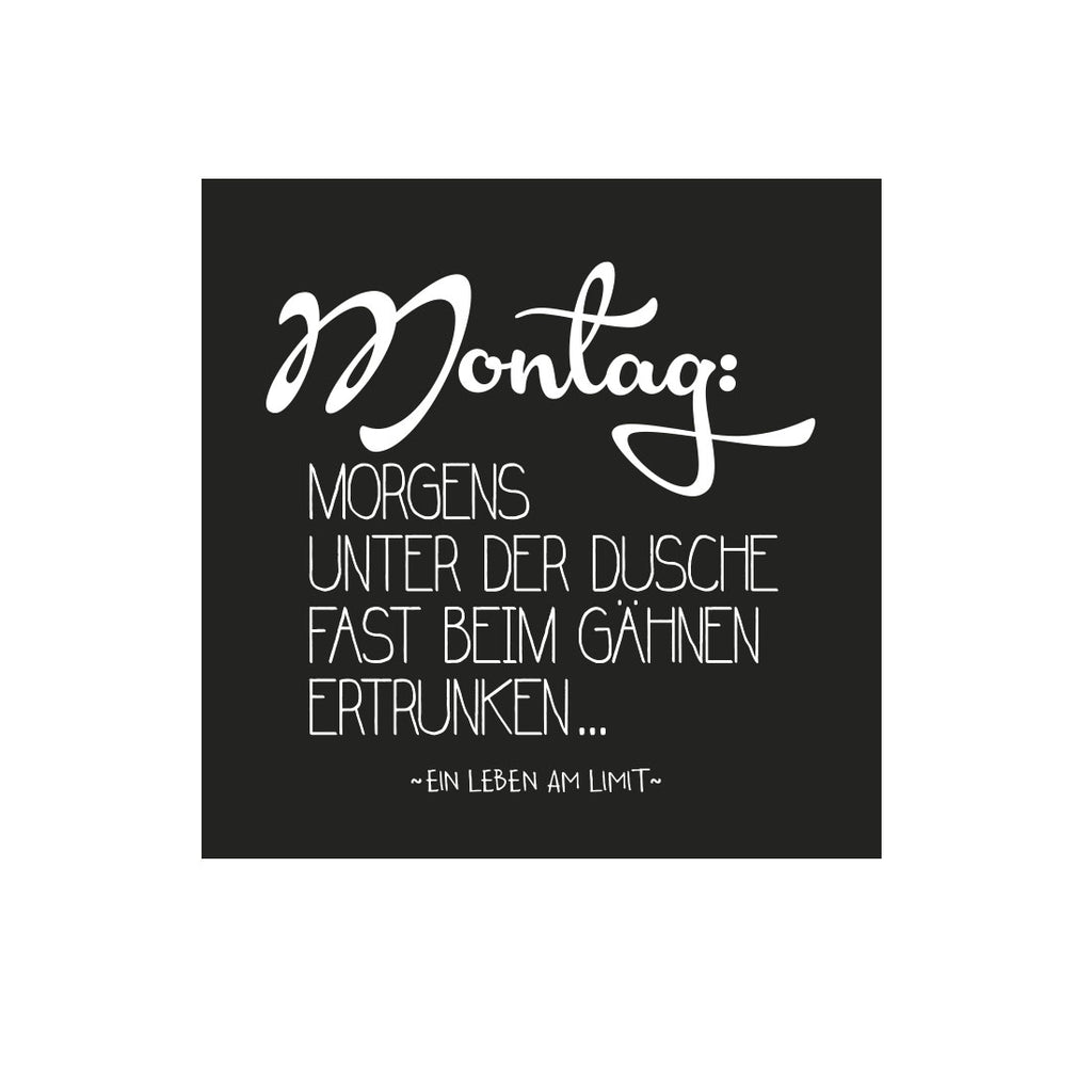 Kühlschrankmagnet Gähnen