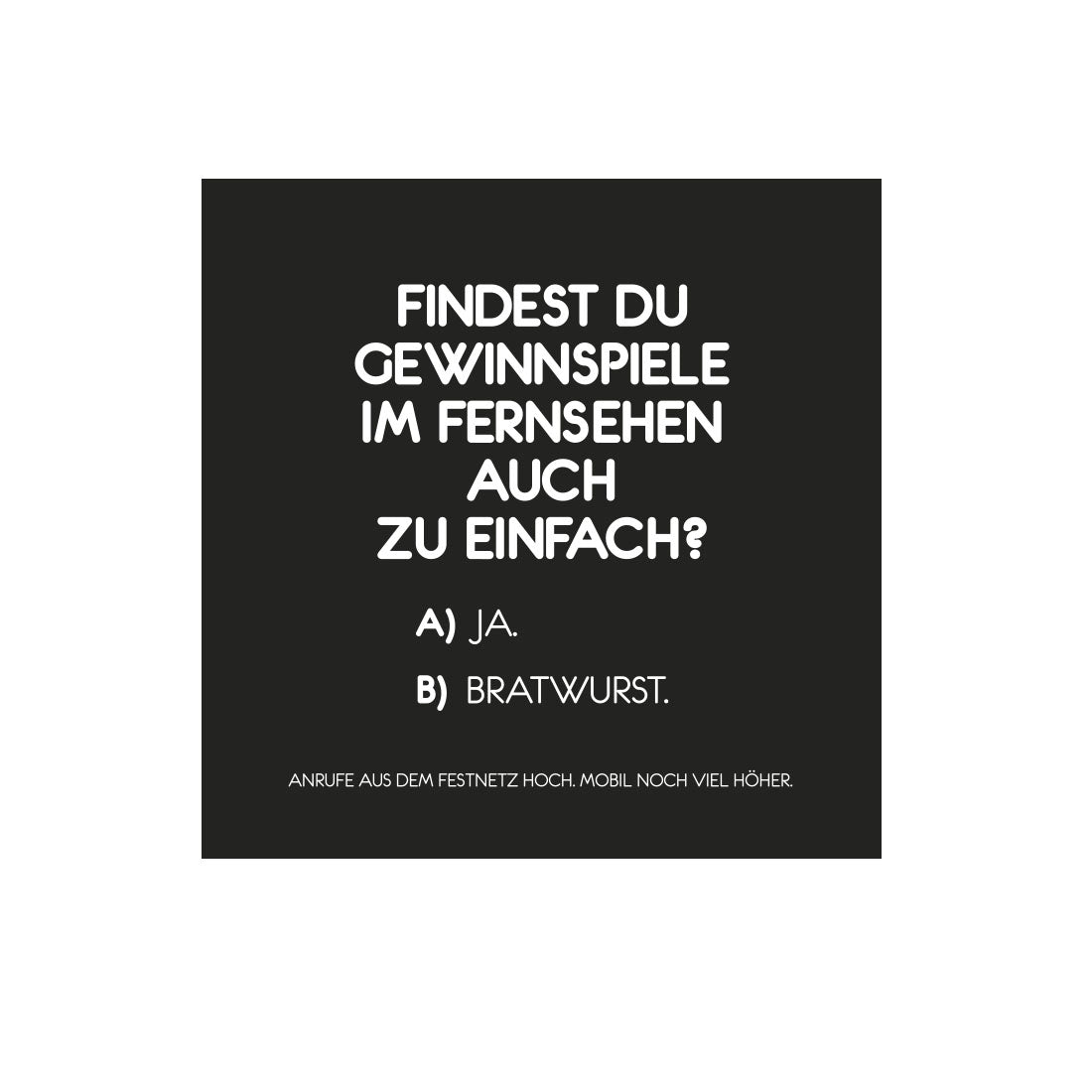 Kühlschrankmagnet Bratwurst