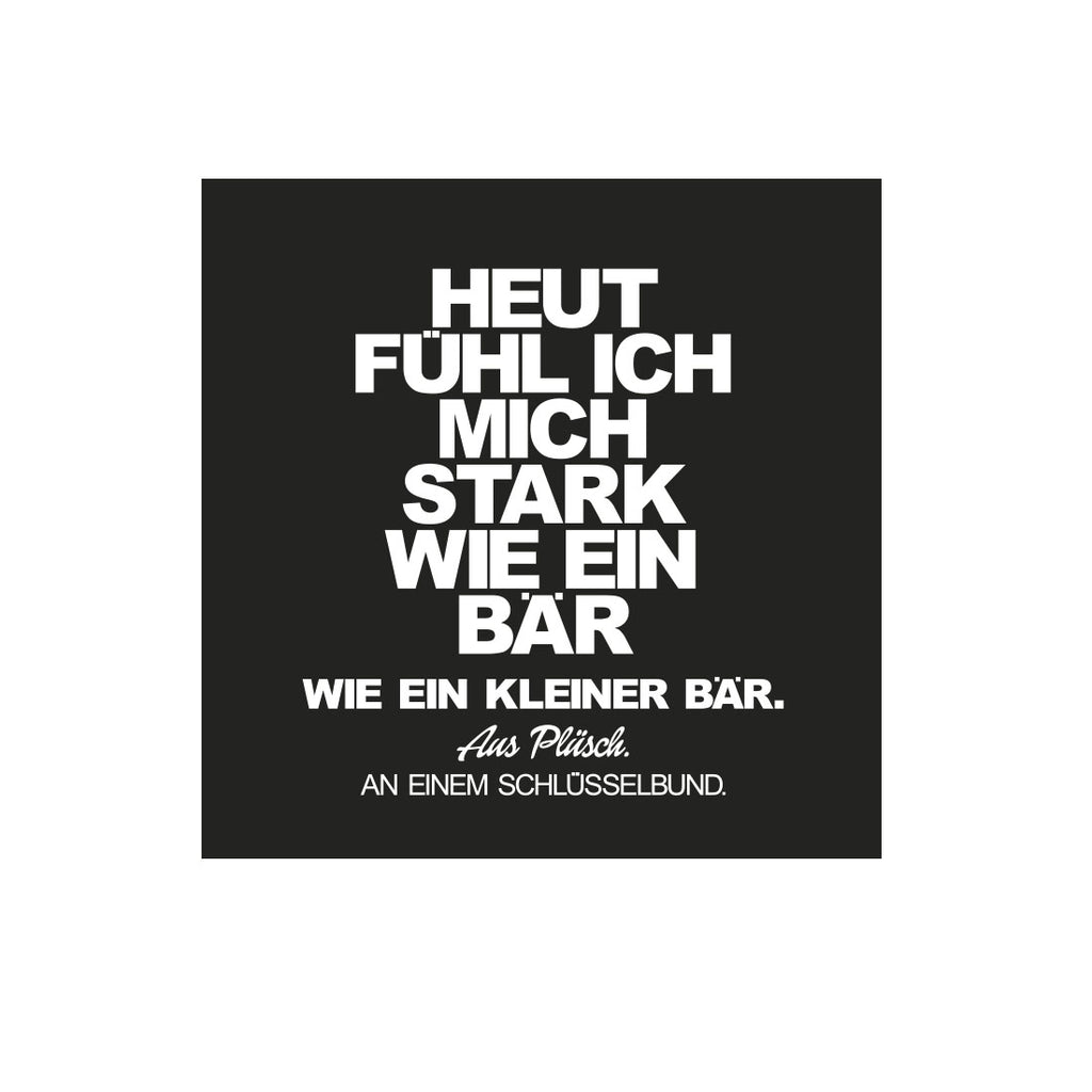 Kühlschrankmagnet Bärenstark