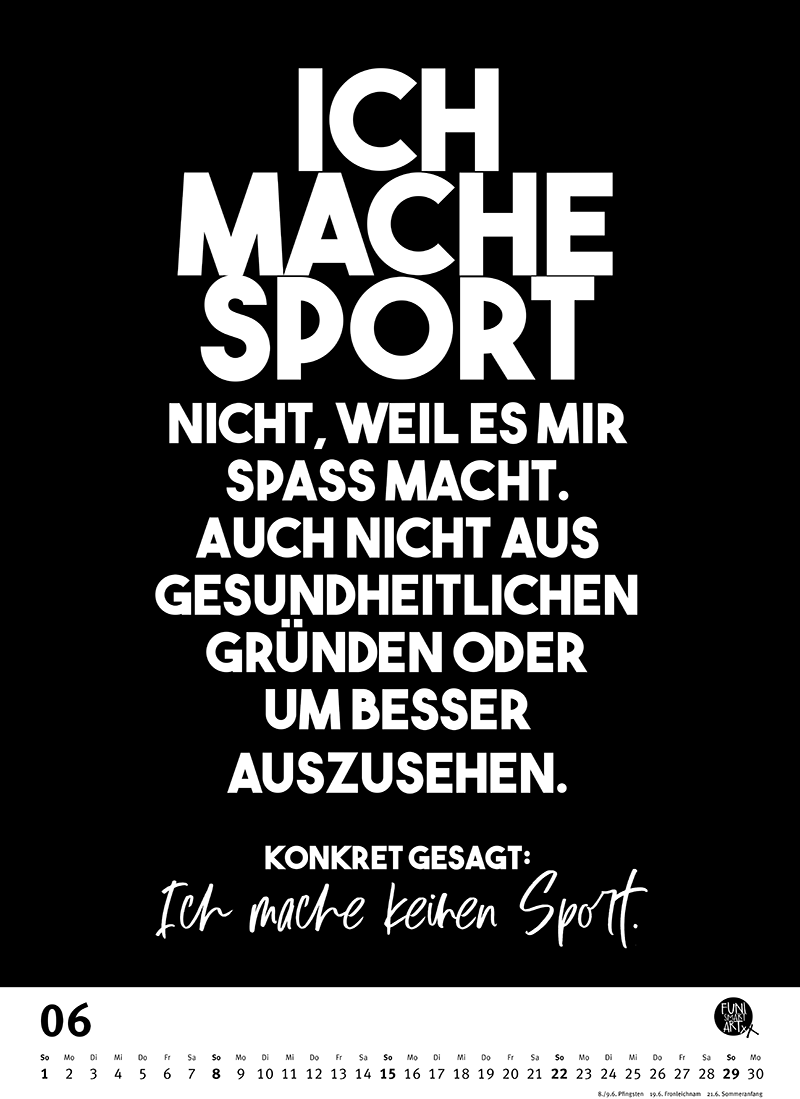 Großer Typokalender 2025 (Format 49,5 x 68,5 cm)