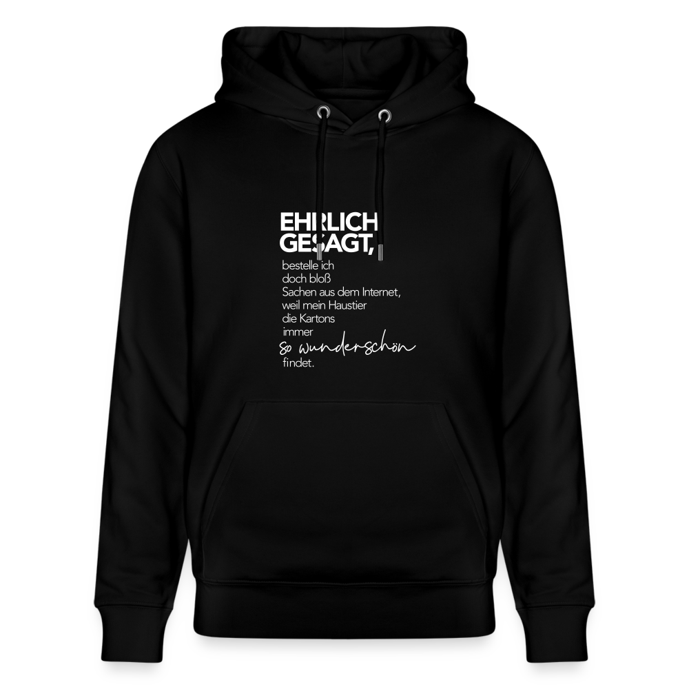 Hoodie mit Spruch Wunderschön (unisex) - Schwarz