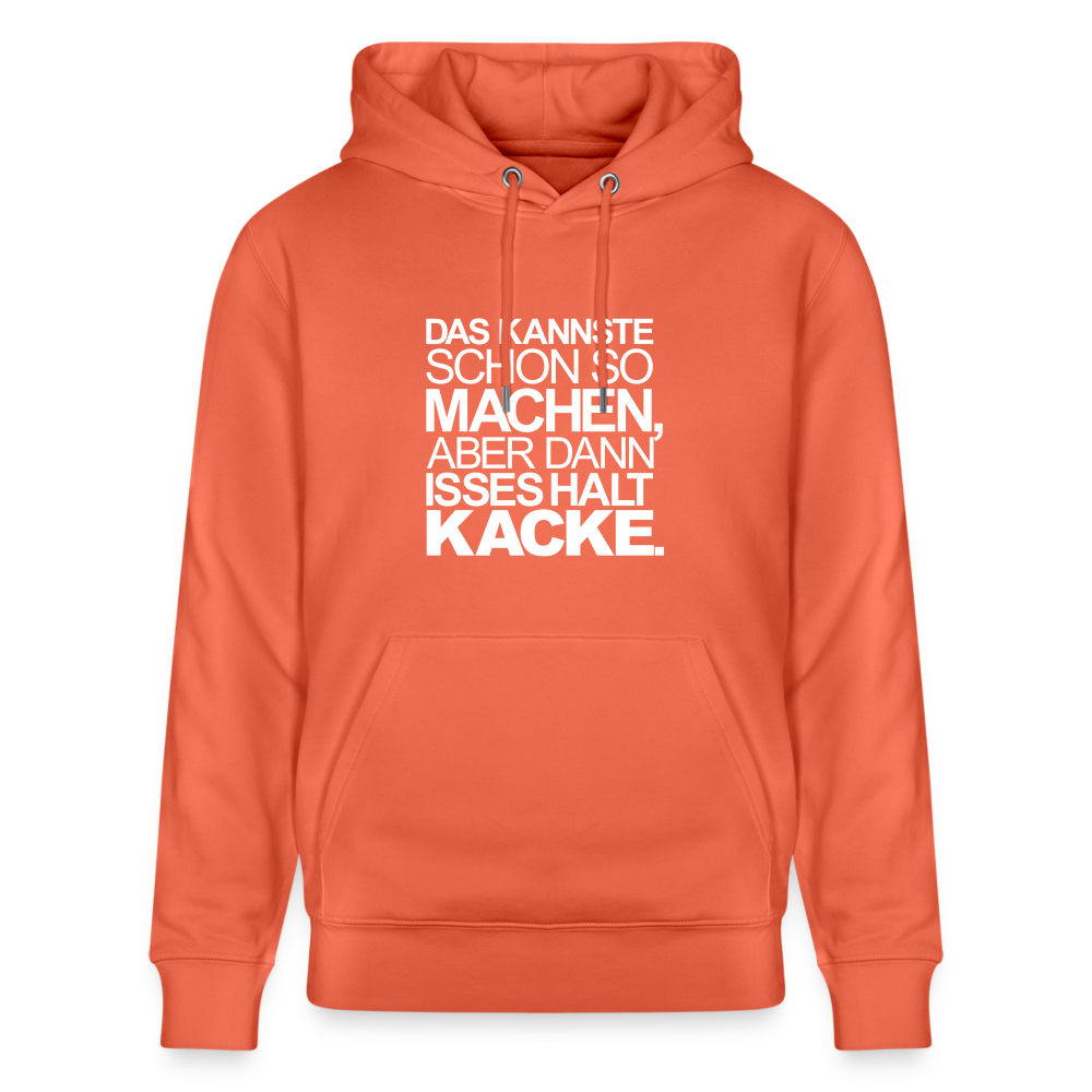Hoodie mit Spruch Suboptimal (unisex) - Hellrot