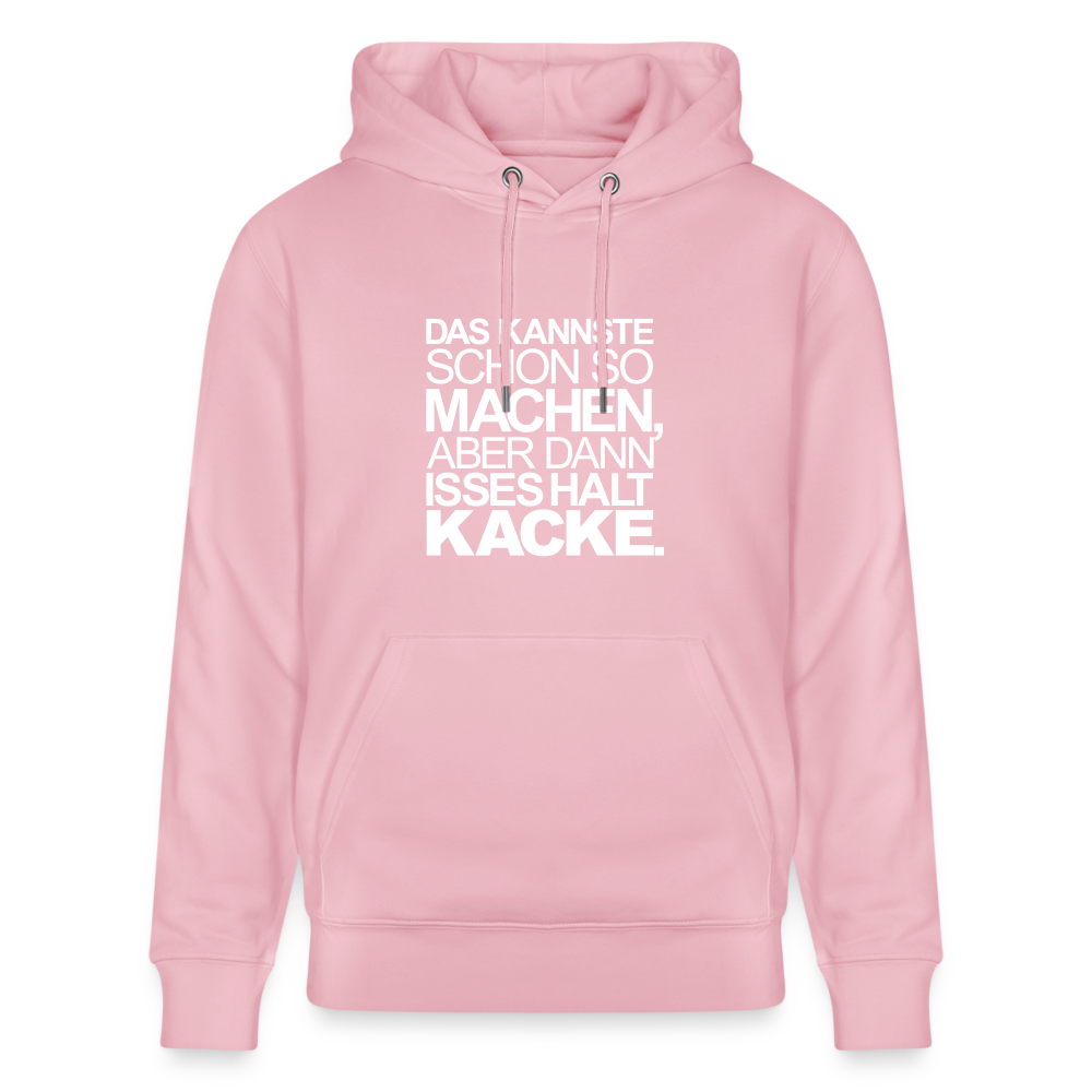 Hoodie mit Spruch Suboptimal (unisex) - Hellrosa