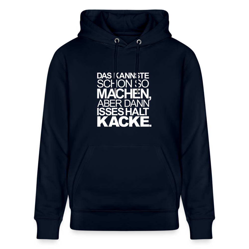 Hoodie mit Spruch Suboptimal (unisex) - Navy