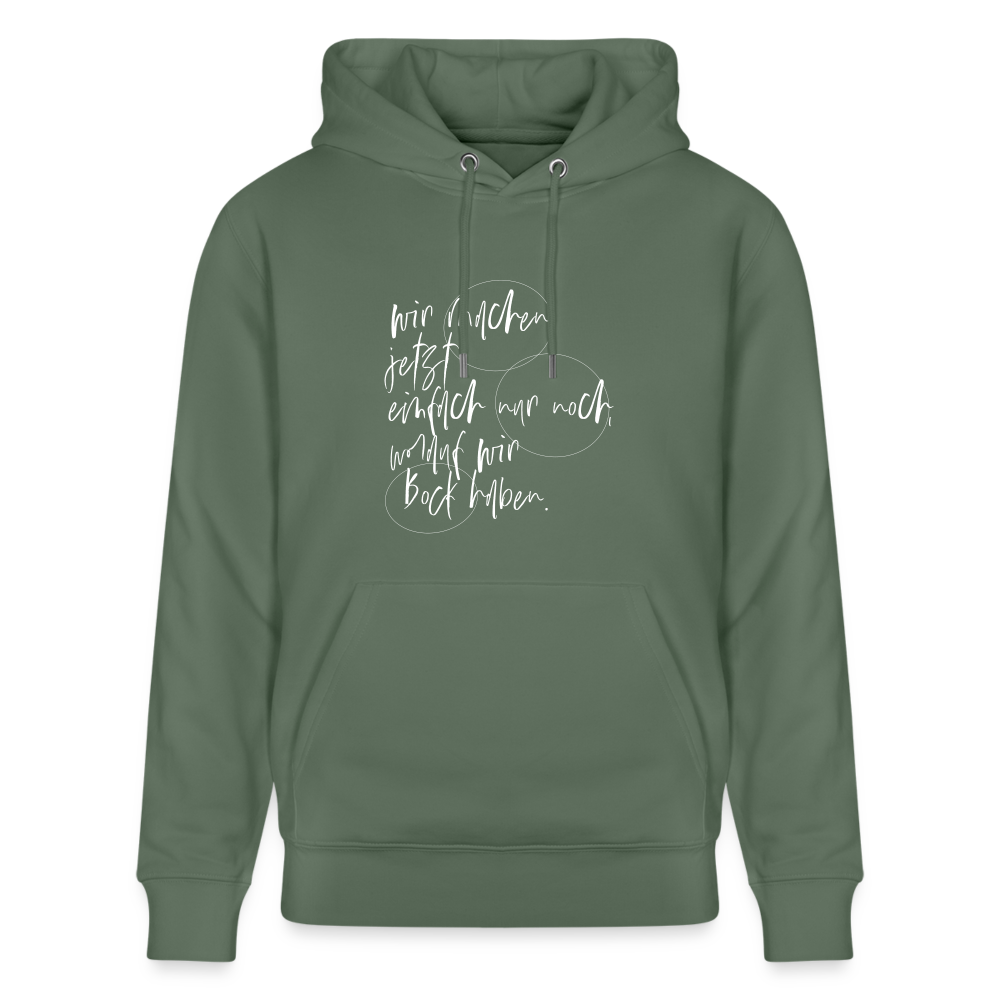 Hoodie mit Spruch Bock (unisex) - Tanngrün