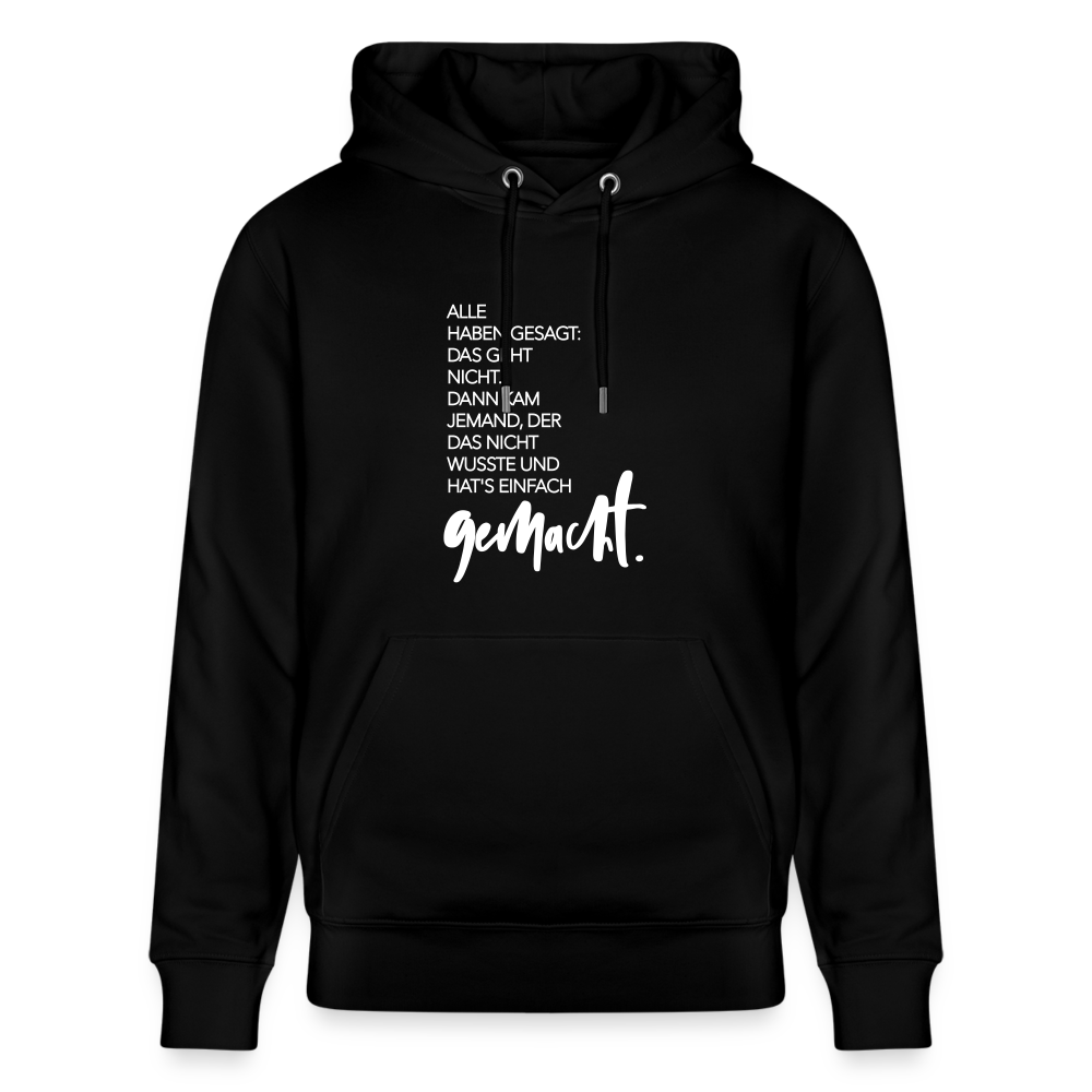 Hoodie mit Spruch Einer (unisex) - Schwarz