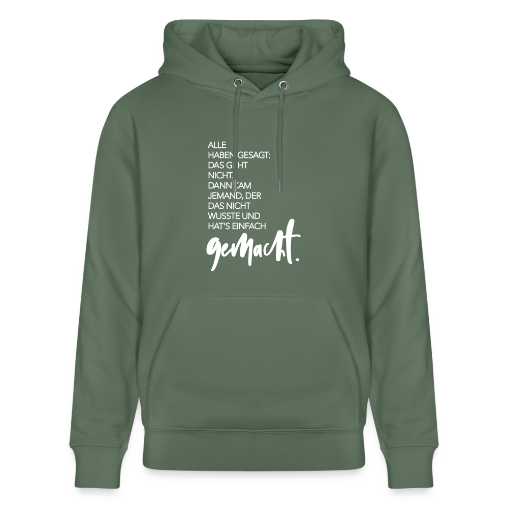 Hoodie mit Spruch Einer (unisex) - Tanngrün