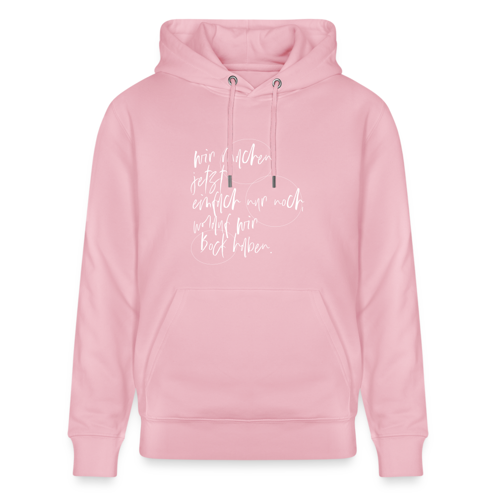 Hoodie mit Spruch Bock (unisex) - Hellrosa