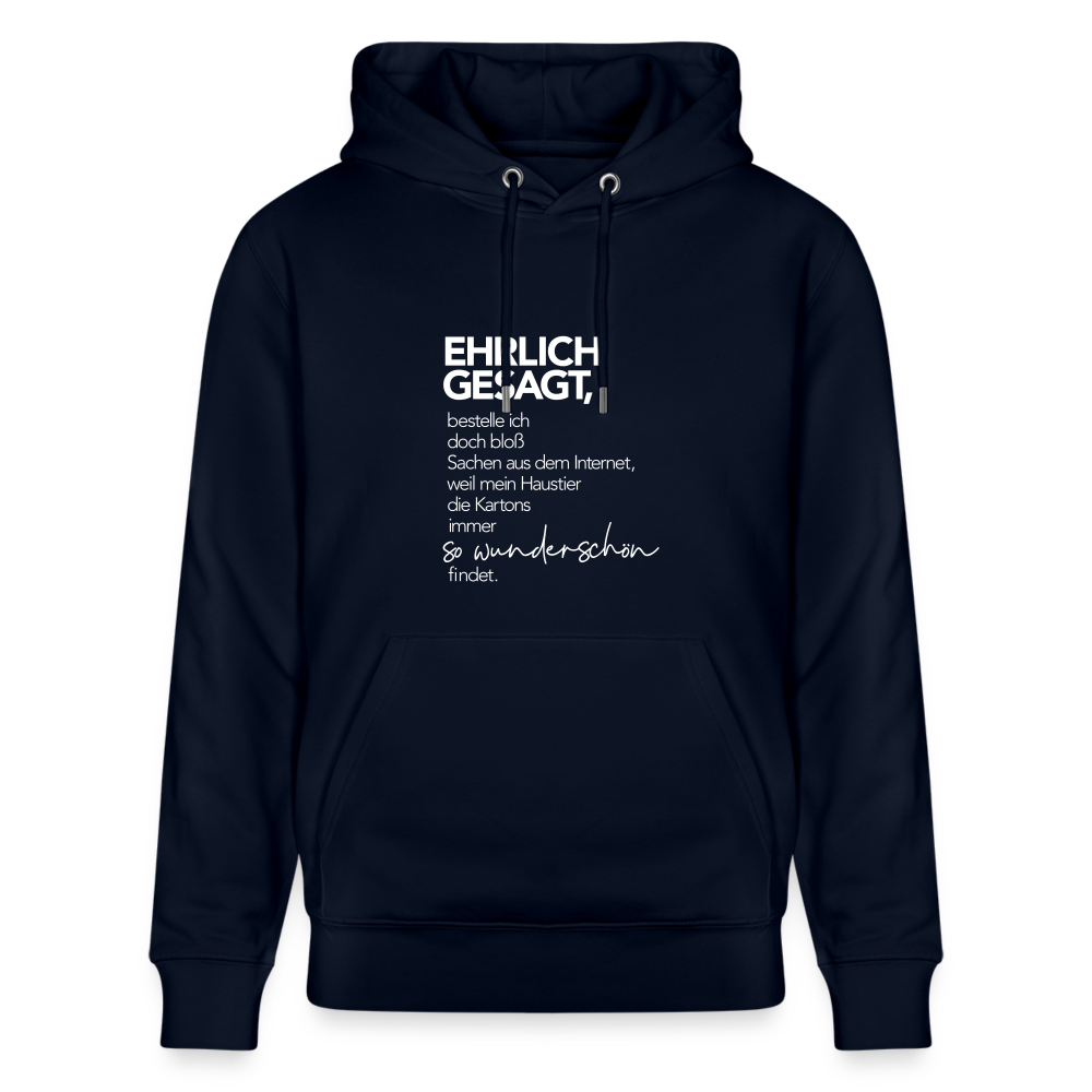 Hoodie mit Spruch Wunderschön (unisex) - Navy