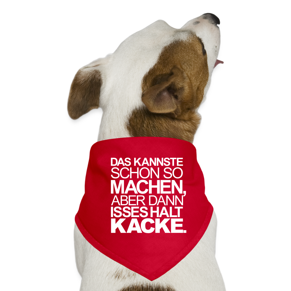 Suboptimal  Hunde Bandana / Halstuch - Rot