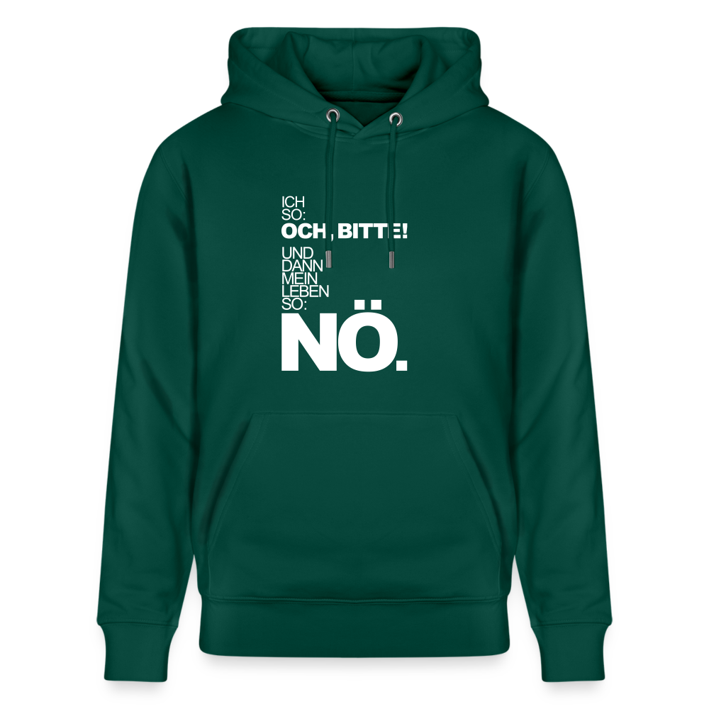 Hoodie mit Spruch Nö (unisex) - Forest