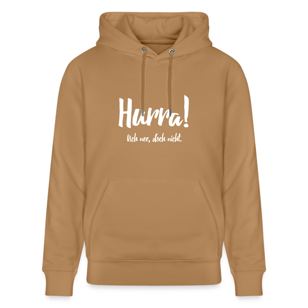 Hoodie mit Spruch Hurra (unisex) - Latte
