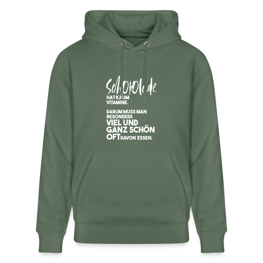Hoodie mit Spruch Vitamine (unisex) - Tanngrün